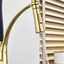 Смеситель для кухни REA GASPAR BLACK GOLD золотой высокий (REA-B1019)