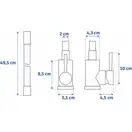Змішувач для кухні REA CLEVER чорний (REA-B5698)