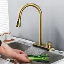 Смеситель для кухни REA CONOR BRUSHED GOLD матовое золото (REA-B6312)