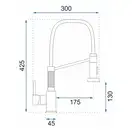 Змішувач для кухні REA SPRING CHROME хром (REA-B9145)
