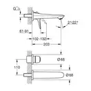 Змішувач для раковини прихованого монтажу Grohe Eurostyle (19571LS3)