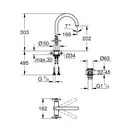 Змішувач для раковини Grohe Atrio L-Size (21019AL3)