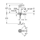 Змішувач для раковини Grohe Grandera M-Size (23310000)