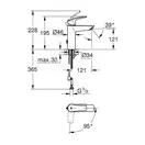 Grohe Змішувач для раковини Eurosmart M-Size DN 15, хром (2339430E)