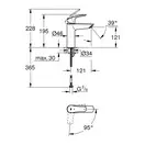 Grohe Змішувач для раковини Eurosmart DN 15 M-Size, хром (2339530E)
