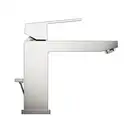 Змішувач для умивальника Grohe Eurocube M-Size, з донним клапаном, сталь (23445DC0)