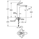 Змішувач на стільницю для раковини XL-розміру Grohe Eurostyle (23570003)
