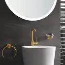 Змішувач для умивальника Grohe Essence New XL-Size, бронза (24170GN1)