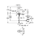 Змішувач для умивальника Grohe Allure M-Size (32757000)