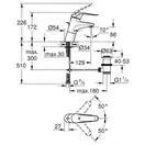 Змішувач для раковини Grohe Euroeco Special, хром (32766000)