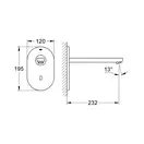 Інфрачервоний кран для раковини GROHE Eurosmart Cosmopolitan E 220V (36334SD0)