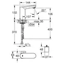 Інфрачервоний електронний змішувач для раковини Grohe Get E 36366001