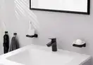 HANSGROHE Logis Смеситель для раковины, черный матовый (71070670)