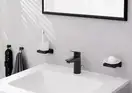 HANSGROHE Logis 100 Смеситель для раковины, черный матовый (71100670)