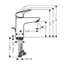 Hansgrohe Logis 100 Смеситель для умывальника, хром (71105000)