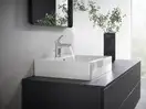 Смеситель для раковины 100 Hansgrohe Logis (цвет - хром), с металлическим сливным гарнитуром 71171000