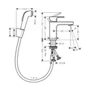 Hansgrohe Vernis Shape 100 Смеситель с лейкой, хром (71216000)