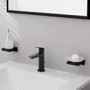 Hansgrohe Logis Fine 100 Смеситель для раковины, черный матовый (71251670)