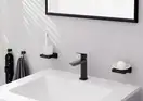 Смеситель для раковины 100 CoolStart Hansgrohe Logis Fine (цвет - чёрный матовый), без донного клапана 71255670