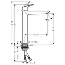 Hansgrohe Logis Fine Смеситель для раковины, черный матовый (71258670)
