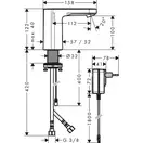 Hansgrohe Vernis Blend Смеситель для умывальника, хром (71501000)