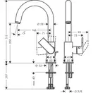 Hansgrohe Vernis Shape 200 Смеситель для раковины, хром (71564000)