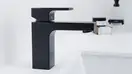 Смеситель для раковины 100 Hansgrohe Vernis Shape (цвет - чёрный матовый), без донного клапана (71569670) фото 2 Aquada.com.ua