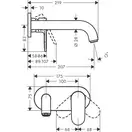 HANSGROHE Vernis Blend Смеситель для умывальника, Matt Black (71576670)