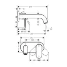 HANSGROHE Vernis Shape Смеситель для умывальника, хром (71578000)