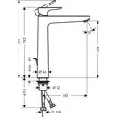 Hansgrohe Talis E 240 Смеситель для умывальника, Brushed Bronze (71716140)