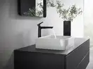 Змішувач для раковини високий Hansgrohe Talis E (колір - чорний матовий), без донного клапана 71717670