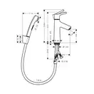 Hansgrohe Talis Select S Смеситель для раковины, хром (72290000)