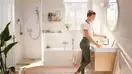 Смеситель для раковины 110 CoolStart Hansgrohe Rebris S (цвет - хром), без донного клапана 72520000