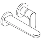 HANSGROHE Rebris S Смеситель для умывальника, черный матовый (72528670)