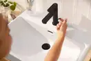 Hansgrohe Rebris S Смеситель для раковины, черный матовый (72588670)