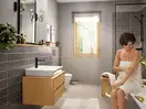 Hansgrohe Rebris E Смеситель для раковины, черный матовый (72589670)