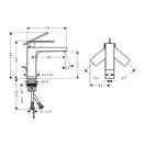 Hansgrohe Tecturis E Смеситель для раковины, бронза (73010140)