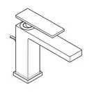 Змішувач для раковини 110 CoolStart EcoSmart+ Hansgrohe Tecturis E (колір - чорний матовий), з донним клапаном 73014670