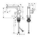 Hansgrohe Tecturis E Смеситель для раковины, белый мат (73020700)