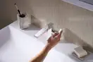 Змішувач для раковини 110 Fine CoolStart EcoSmart+ Hansgrohe Tecturis E (колір - хром), без донного клапана 73021000