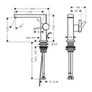 Hansgrohe Tecturis E Смеситель для раковины, бронза (73023140)