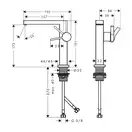 Hansgrohe Tecturis E Смеситель для раковины, хром (73040000)