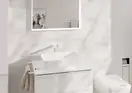 Hansgrohe Tecturis E Смеситель, настенный, мат белый (73051700)