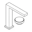 Змішувач для раковини 150 CoolStart EcoSmart+ Hansgrohe Tecturis E (колір - білий матовий), з донним клапаном 73053700