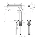Hansgrohe Tecturis E 240 Fine Смеситель для раковины, хром (73070000)