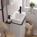 Hansgrohe Tecturis S Смеситель для раковины, черный матовый (73301670)