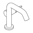 HANSGROHE Tecturis S Смеситель для раковины, хром (73320000)