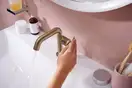 HANSGROHE Tecturis S Смеситель для раковины, матовая бронза (73320140)