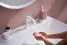 HANSGROHE Tecturis S Смеситель для раковины, белый матовый (73321700)