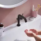 Hansgrohe Tecturis S Смеситель для раковины, черный мат (73323670)